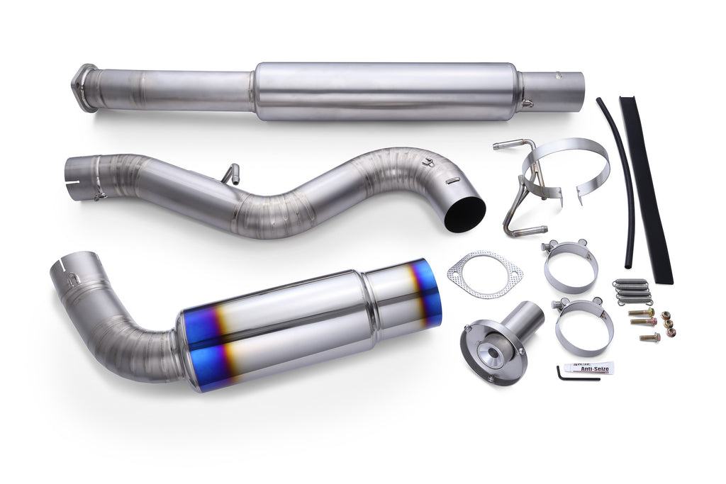 RSE FULL TITANIUM MUFFLER SINGLE TYPE-80 Ver.3 - Toyota 86 GR86 2012-2021+/ Subaru BRZ ZC6 ZD8 2012-2021+