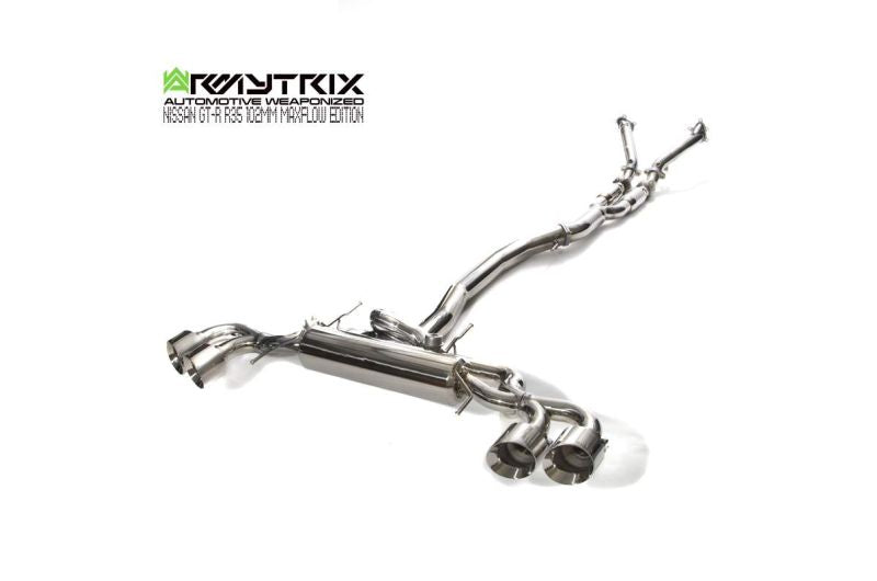 Armytrix Stainless 102mm Valvetronic Cat-Back - 2009-2017 Nissan R35 GT-R