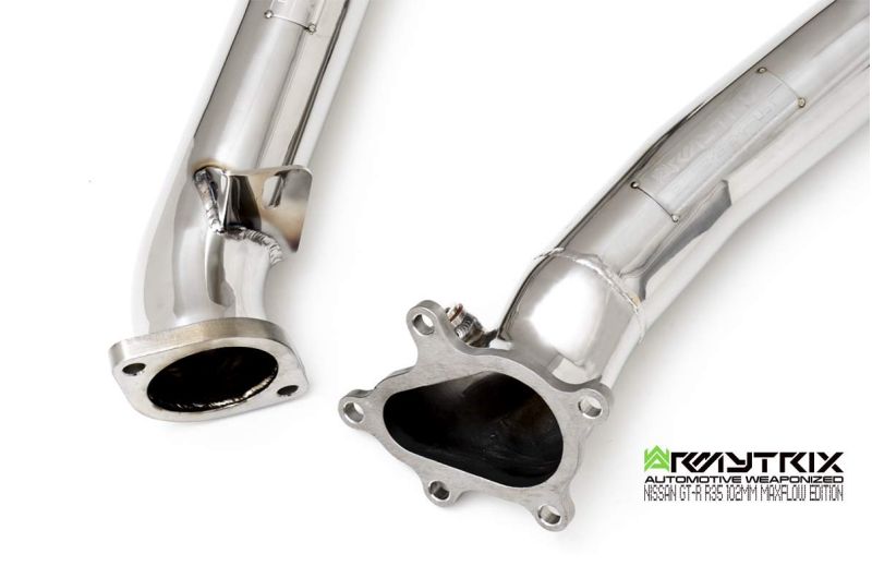 Armytrix Stainless 102mm Valvetronic Cat-Back - 2009-2017 Nissan R35 GT-R