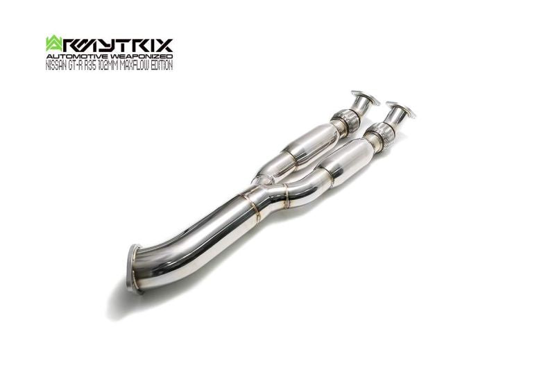Armytrix Stainless 102mm Valvetronic Cat-Back - 2009-2017 Nissan R35 GT-R