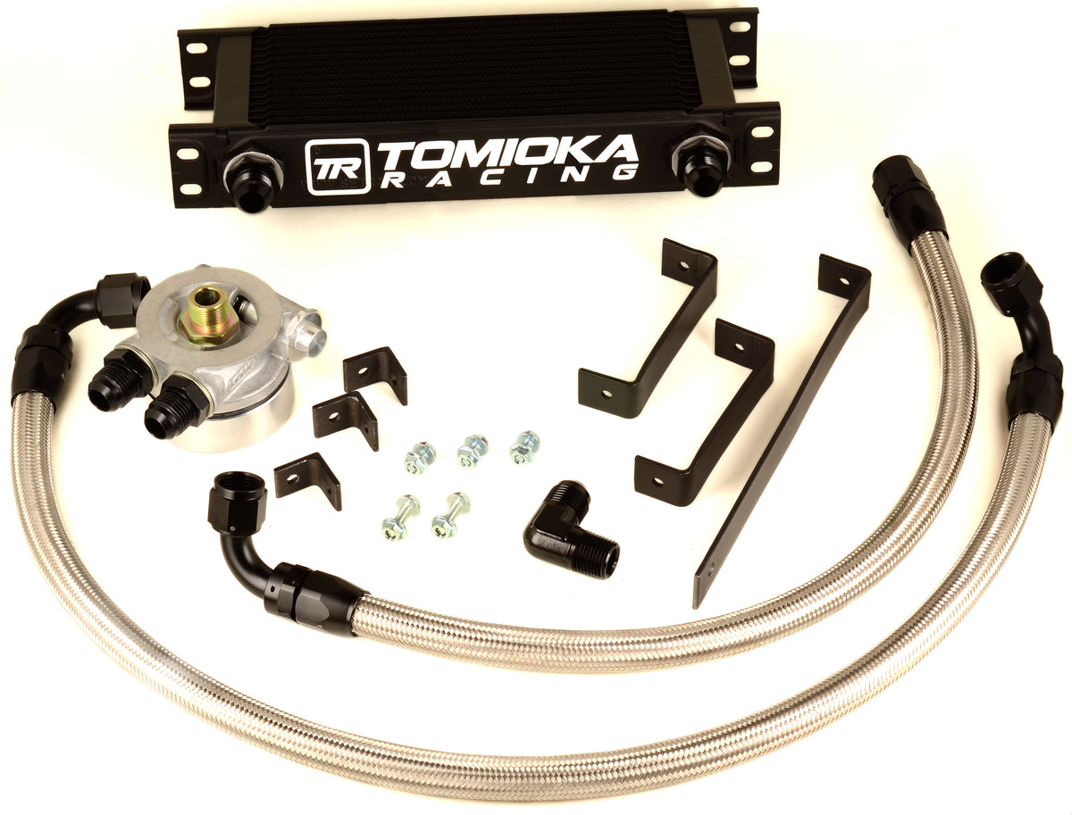 Tomioka Racing Oil Cooler Kit With Thermostat - Toyota 86/ Subaru BRZ