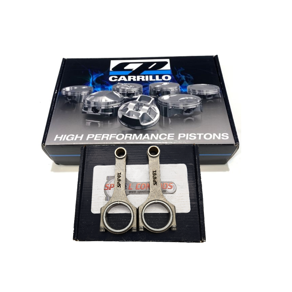 Spool VQ35HR Conrods and CP Forged Pistons - Nissan VQ35HR Engine Series